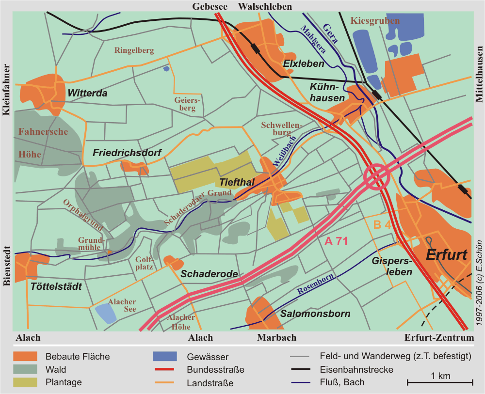 Karte: E. Schön